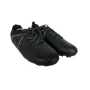 DSG Youth Baseball Cleats Black Size 1.5 Molded Studs